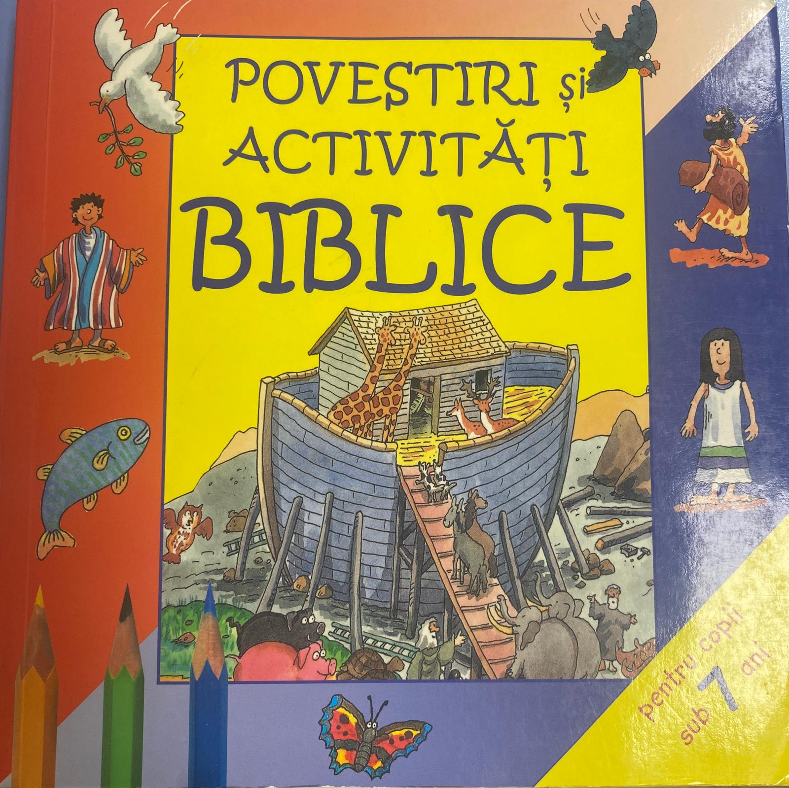 Povestiri și activități biblice pentru copii sub șapte ani