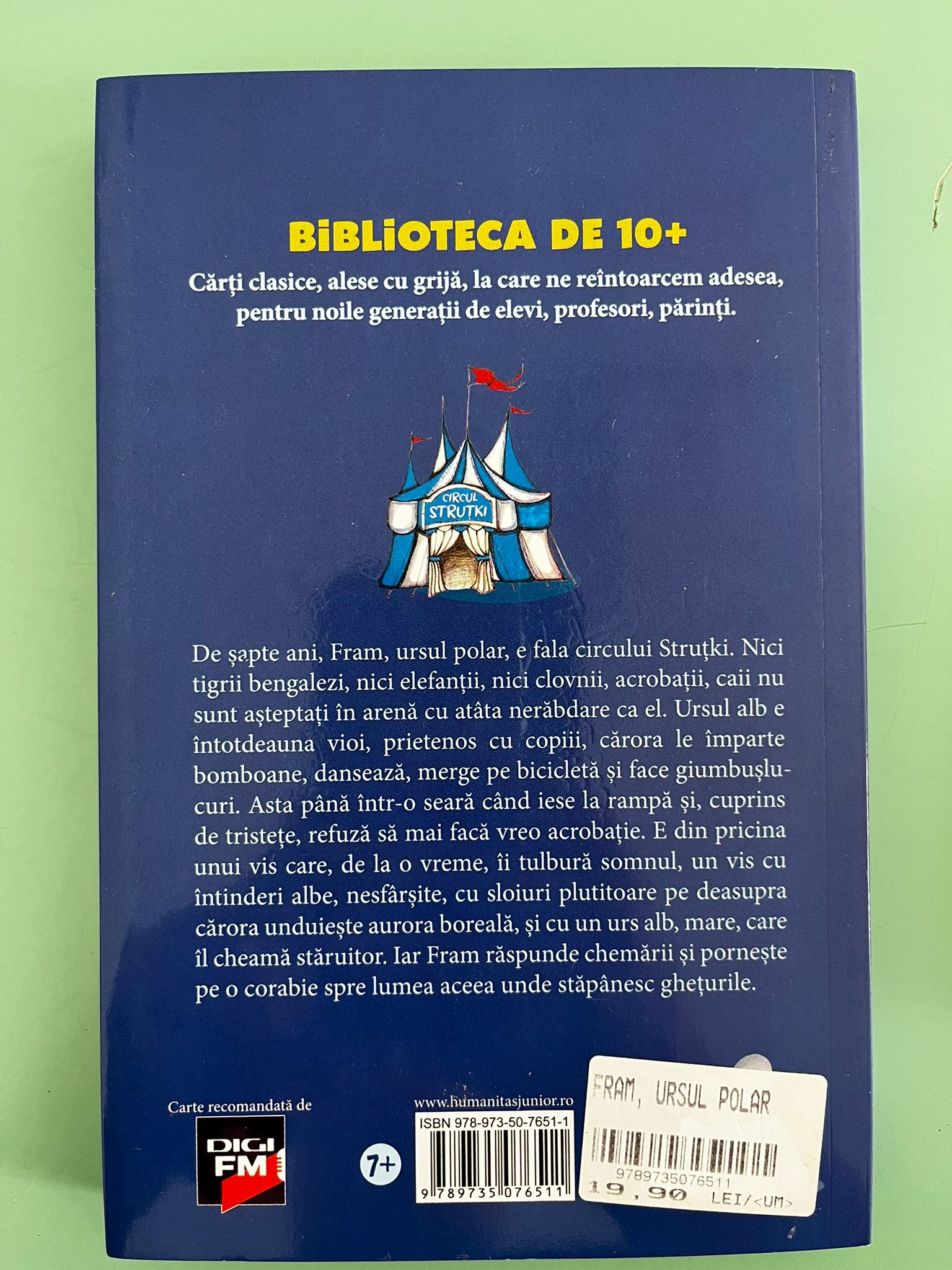 Fram, ursul polar — verso