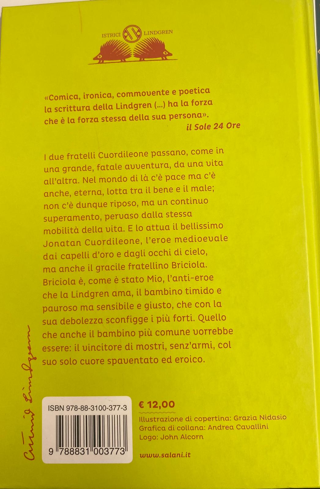 I fratelli Cuordileone — verso