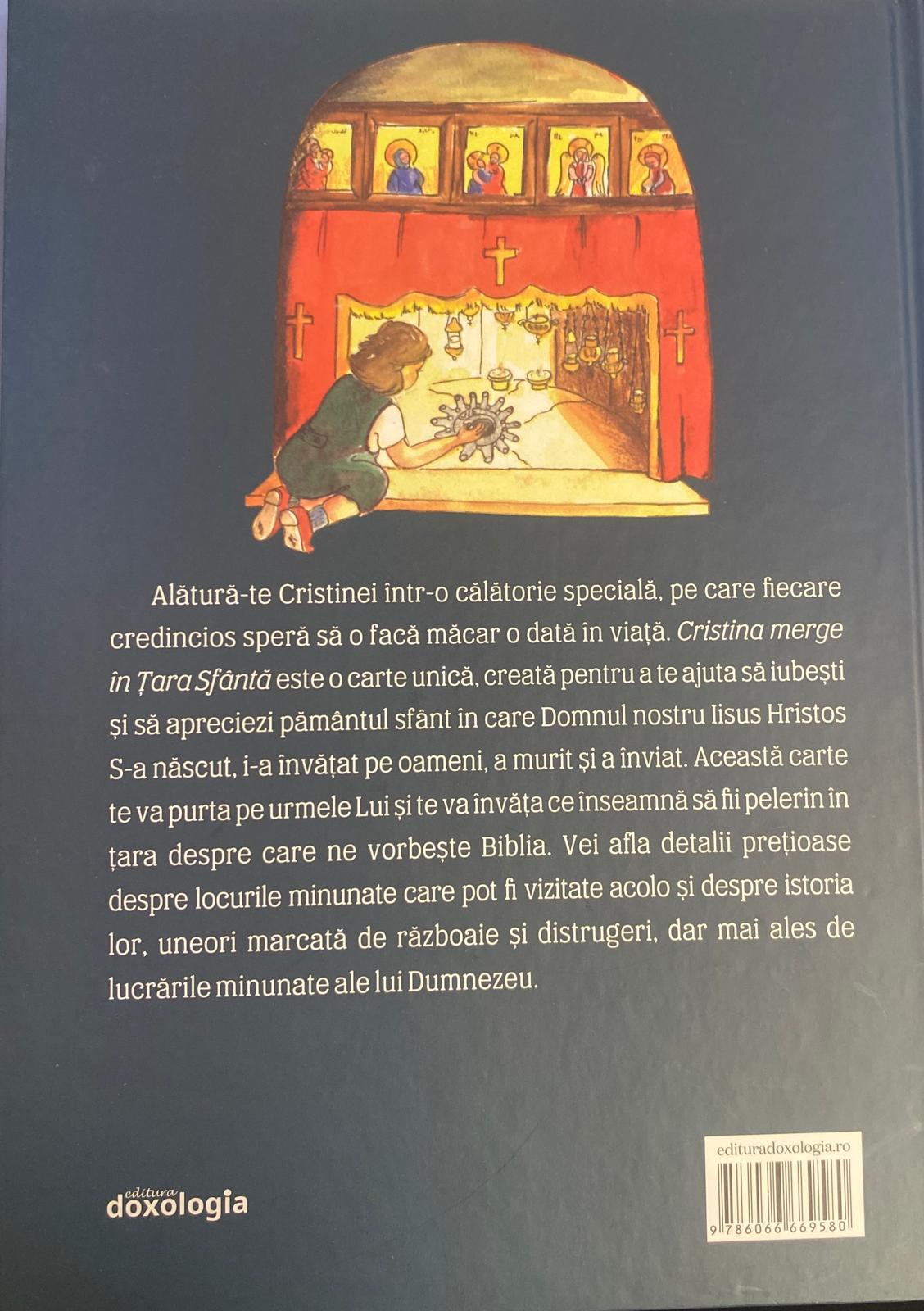 Cristina merge în țara sfântă — verso