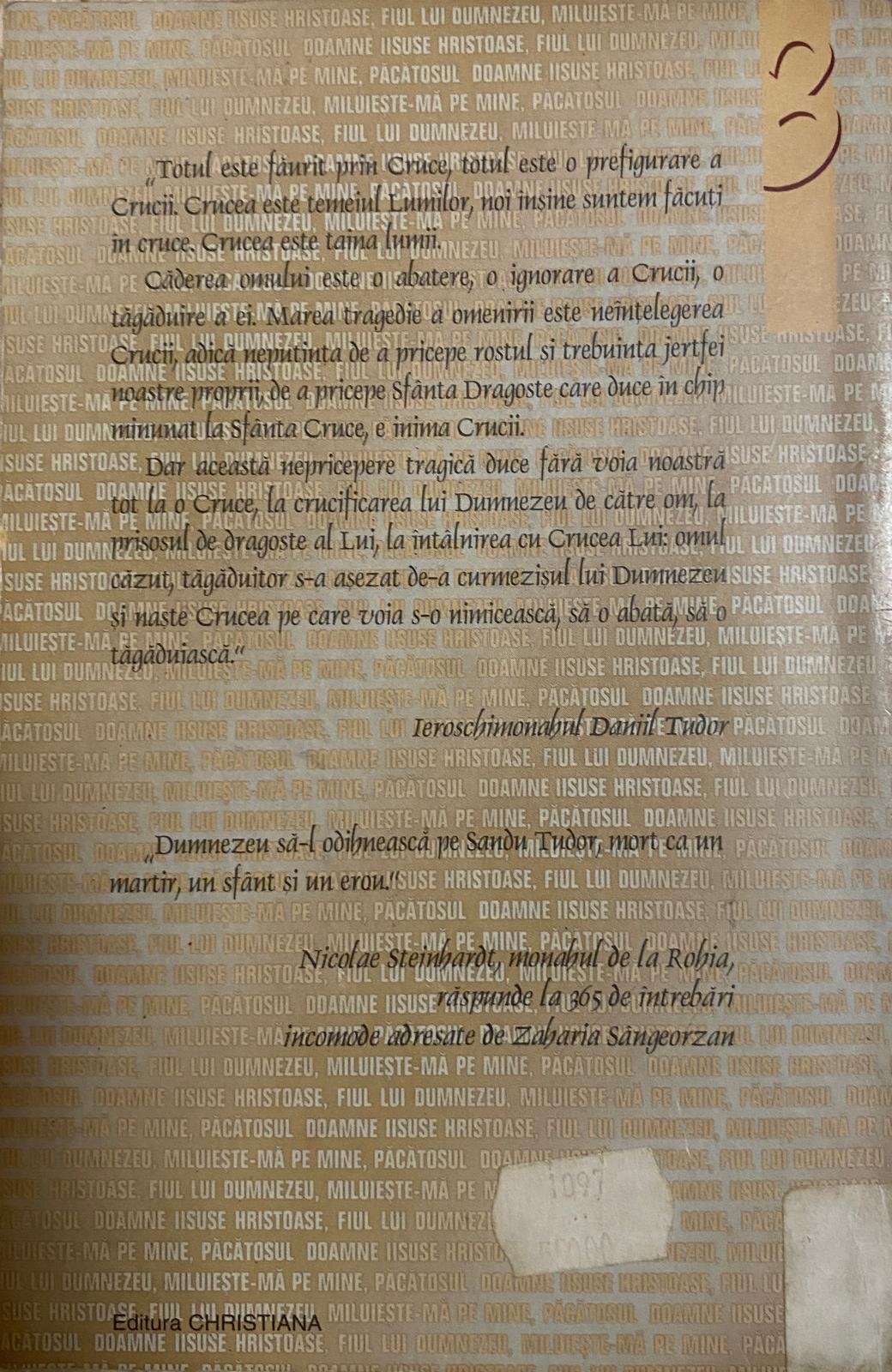 Călăuză spre cunoașterea și apărarea credinței Ortodoxe — verso