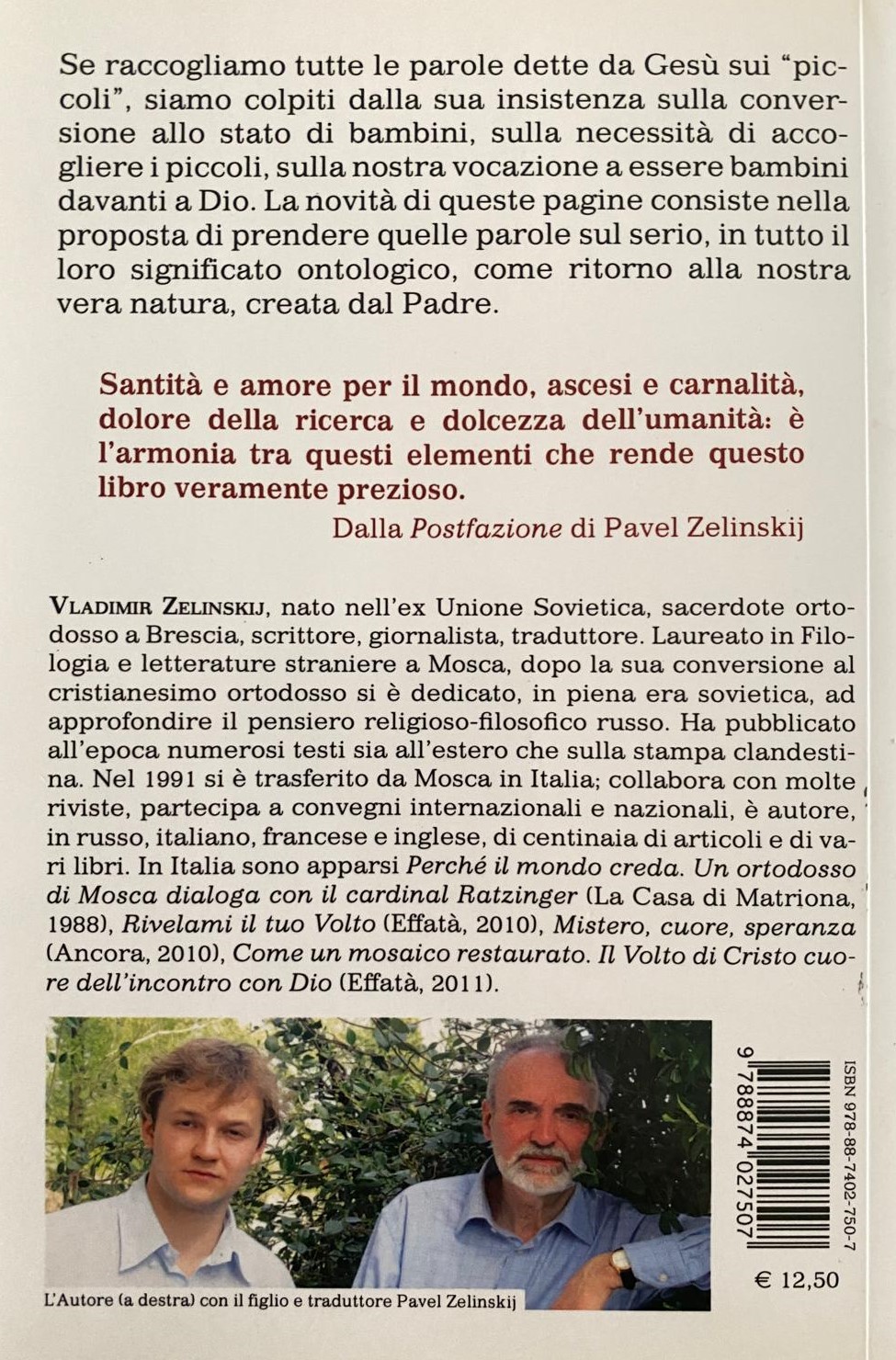 Il bambino alle soglie del Regno - teofania dell-infanzia — verso