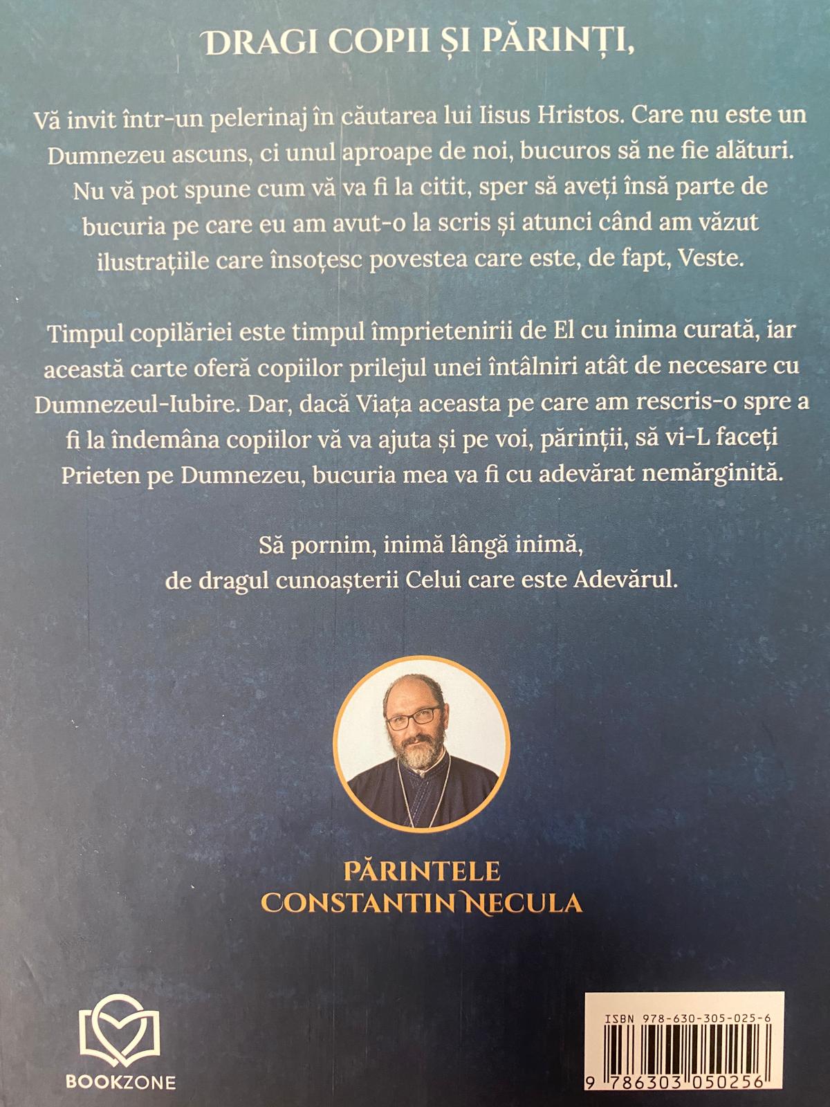  Biblia pentru copii: povestită de Parintele Necula - Nașterea, copilăria și botezul Mântuitorului — verso