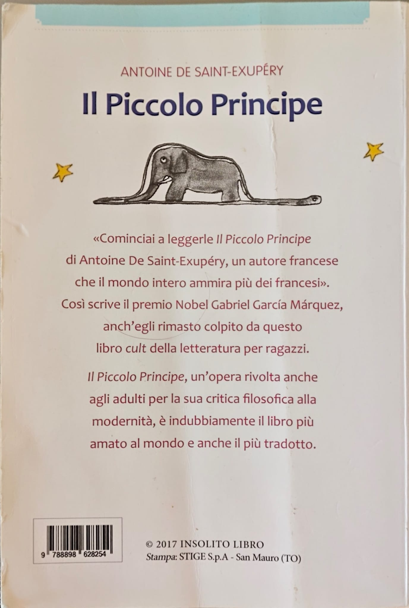 Il Piccolo Principe — verso